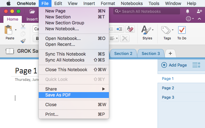 onenote for mac not opening notebook